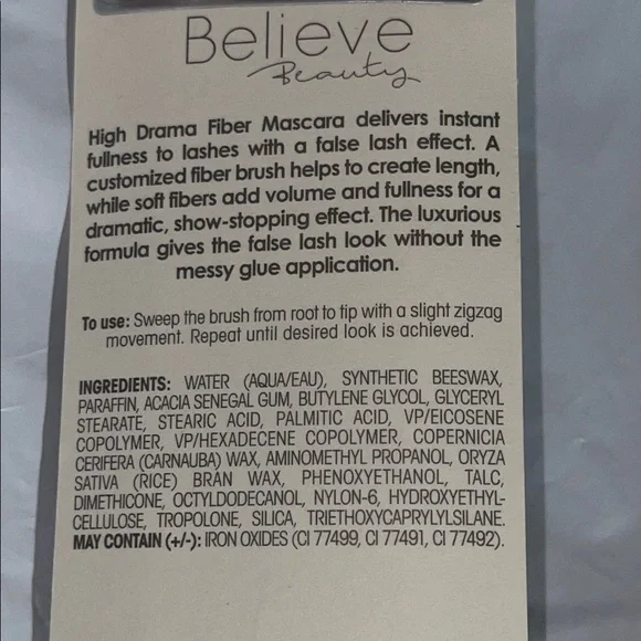 Beleve High Drama Fiber Mascara - Brown - Picture 3 of 4